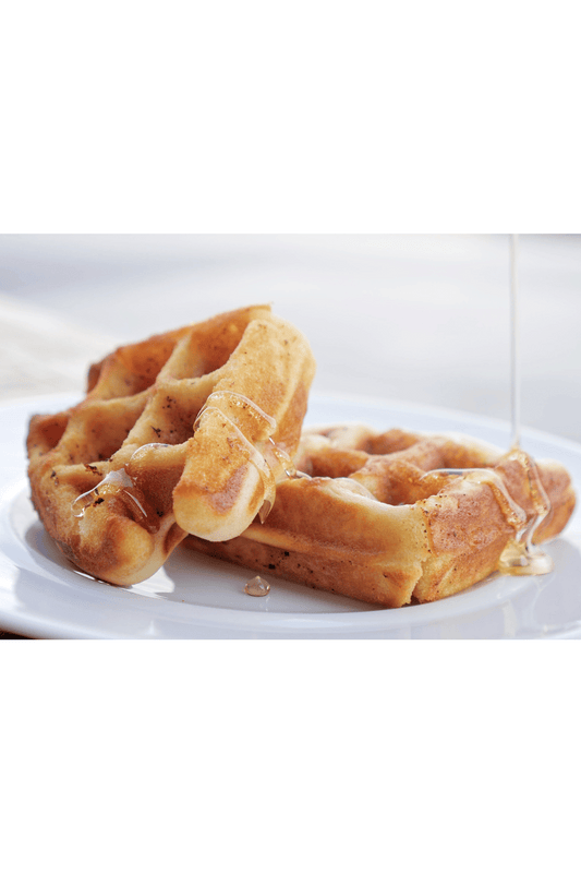 Waffles with syrup