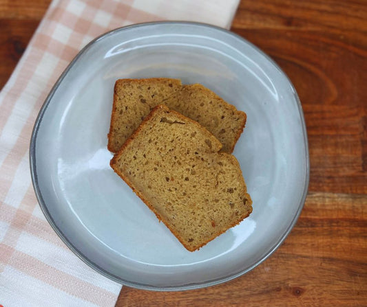 Banana Bread, sliced.