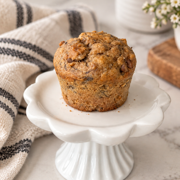Maple Banana Walnut Muffins