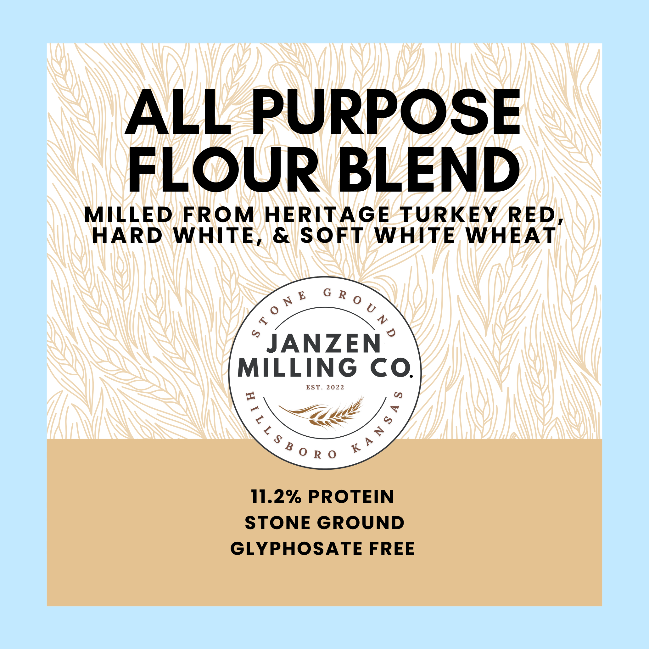 Stone-Ground All Purpose Flour - 3 lb.